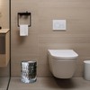 Escenzy Modern Bathroom Trash Can Mosaic Glass 6L | Decorative