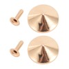 100 Sets Mushroom Rivets Stud 22mm DIY Iron Cone Spikes