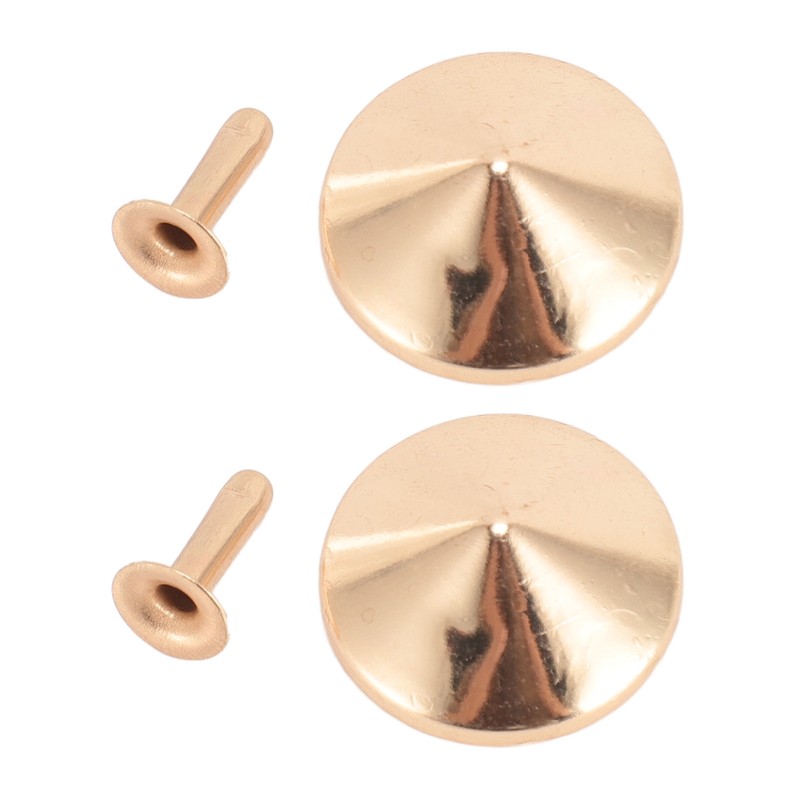 100 Sets Mushroom Rivets Stud 22mm DIY Iron Cone Spikes