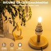 DiCUNO DiCUNO G9 LED Lampe warmweiß 2700K, LED Leuchtmittel 3W