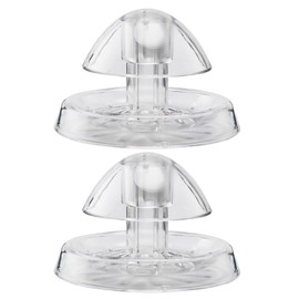 POPETPOP Transparent Snail Catcher Aquarium Snail Traps 2pcs Plastic Fish Tank Snail Catcher Box Transparent Snail Catching Device Leech Planarian Catchers Plastic Snail Traps