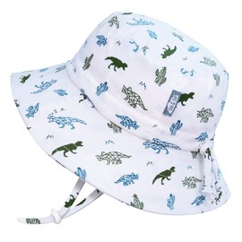 Jan & Jul Foldable Baby Boy & Girl Dinosaur Bucket Hat with UV Protection (S: 0-6 Months, Dino)