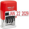 MaxMark 2000 Dater Self Inking Date Stamp - Red