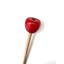 AppleABC Teachers Gifts Wood Pointer, AA-780AP18-18 in. USA Made w/Round Apple & red Rubber end Cap, Perfect for Smart Board Screen.