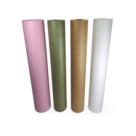 IDL Packaging 4 Colors Kraft Paper Set for Wrapping Presents and Packing, Made in USA Natural Kraft, Gift Wrapping, Packing and Shipping Paper - Pink, Kraft Brown, White and Green Colors
