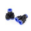 IQS pneumatic Y-piece 12 mm compressed air connector, 3-way connector,