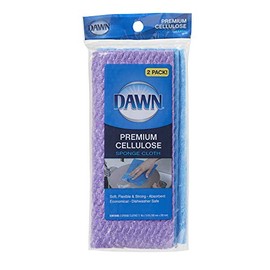 Dawn Cellulose Sponge Cloth, 2 Piece