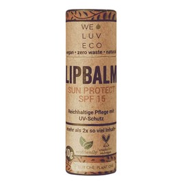 WE LUV ECO Lip Balm, SPF15 Sun Protect, 10 g