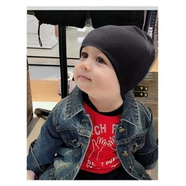 SWAUSWAUK Beanie Hat Kids Boys Baby 0-6 Years - Hat Scarf Set Boy for Autumn Winter Spring, Blue stripes