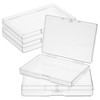 Wanmu Set of 4 Mini Plastic Clear Beads Storage Boxes,