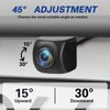 Kairiyard License Plate Backup Camera with 5in Monitor, 170 Degree