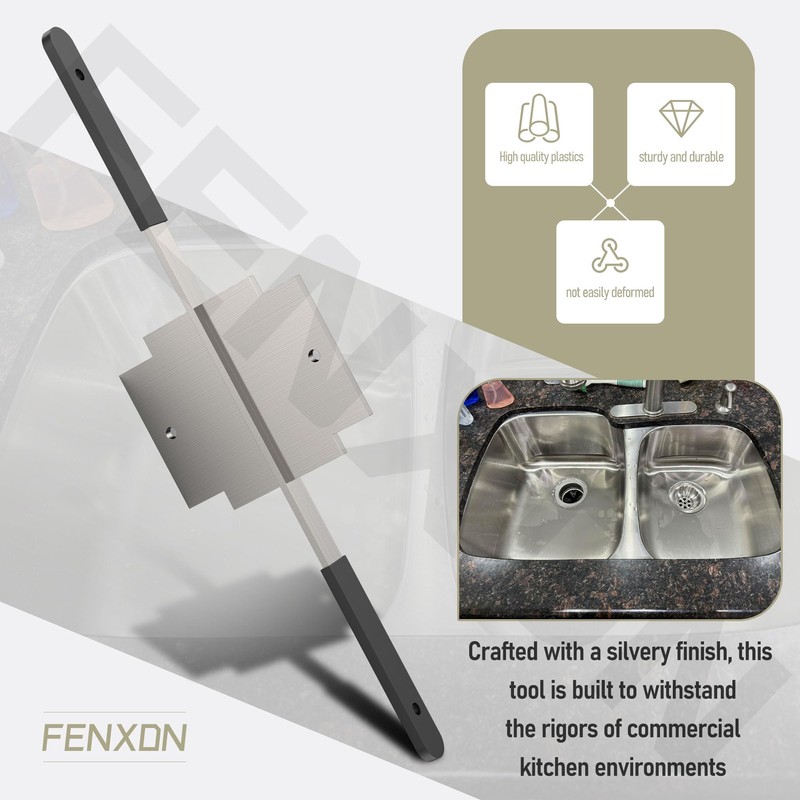 Waste Drain Tool for 3 Tier Sink in Commercial Kitchens,