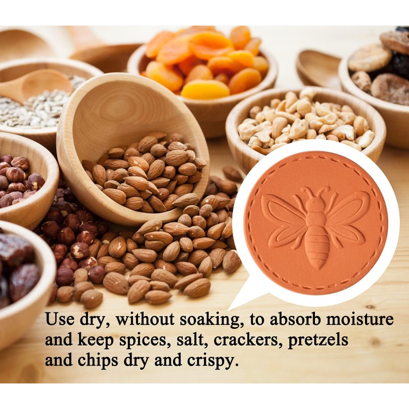 dgudgu Brown Sugar Keeper Bee 4 Terra Cotta Brown Sugar