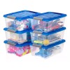 Iris 6 Cajas Organizadoras Almacenamiento Plástico Apilable 12.2l