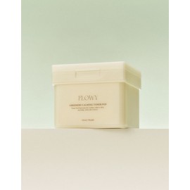 Flowy [플로위] 그리너리 카밍 토너 패드 150ml (80매) [Flowy] Greenery Calming Toner Pad 150ml (80 sheets)