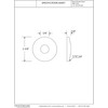 Westbrass D128-12 5/8" OD Low Pattern Sure Grip Flange