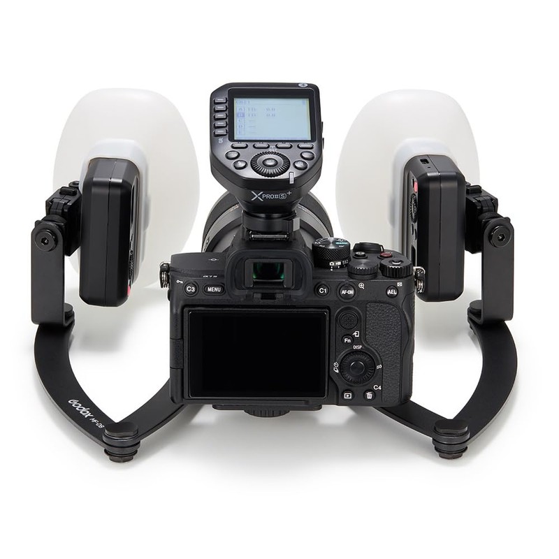 Godox MF-DB Double-Ended Stand, Dental Conversion Brackets, 180° Rotation for