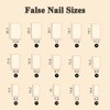 French Tip False Nails - 30PCS Pink False Nails -
