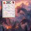 36PCS Dragon Party Favors 24 Tattoos Sticker 12 Stamp Set