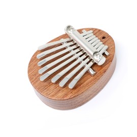 yueton 1PCS Kalimba Finger Piano Mini Thumb Qin Instrument Finger Thumb Piano for Music Beginner Mini Instrument Pendant Portable Mini Instrument