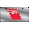 Ford Boss 302 Stainless Steel License Plate (Chrome)