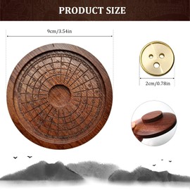 TONAUP Wooden Incense Holder, Handmade Galaxy Pattern Burner Incense Stick Set, Incense Holder for Home Decoration, Meditation and Yoga