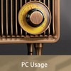 Mini Wooden FM Stereo Sound Radio Vintage Imitation Wood Grain