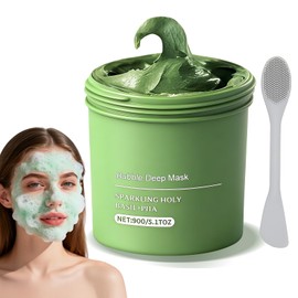 Máscara de burbujas，Mascarilla De Barro Limpiadora Profunda Con Burbujas，Mascarilla De Para Cara Con Cuchara，Deep Cleansing Mask, Espuma Suave Para Un