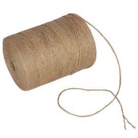 984 Feet Natural Jute Twine Hemp String Christmas Twine String Packing Materials Strong Twine for Gardening