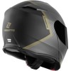 Bogotto H271 Wayke Flip-Up Helmet, Matte Black/Green, M