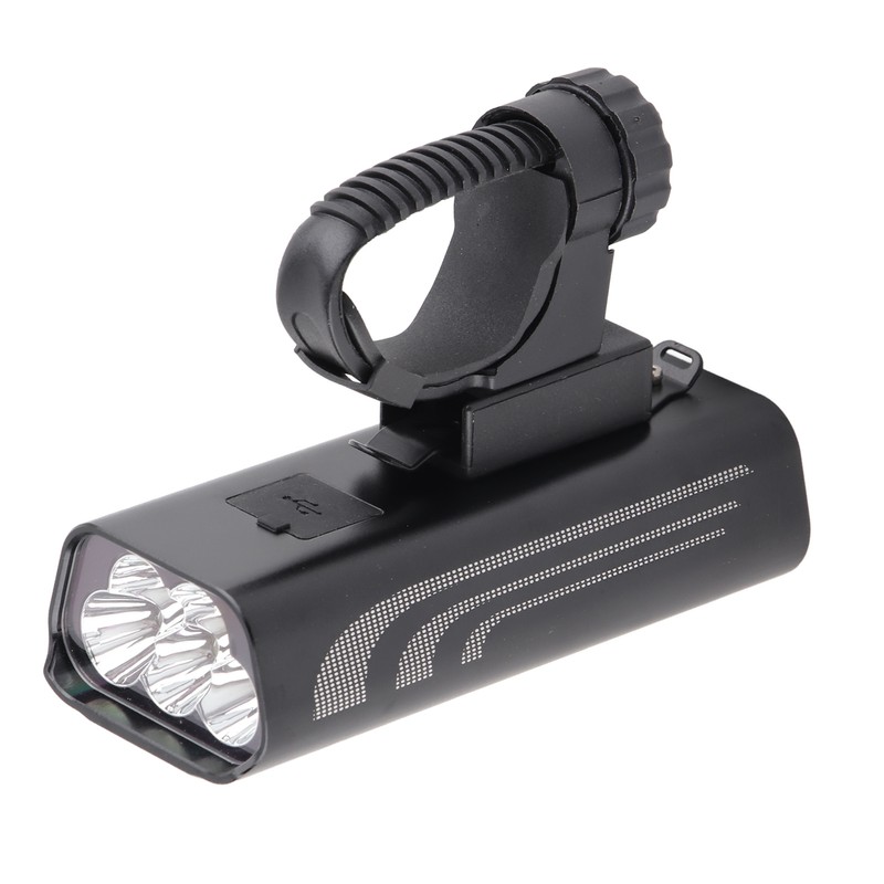 Bike Headlight 6000lm 6 Modes IPX6 Waterproof USB Charging 5