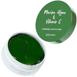 Parches para ojos de hidrogel de retinol y colágeno, Verde