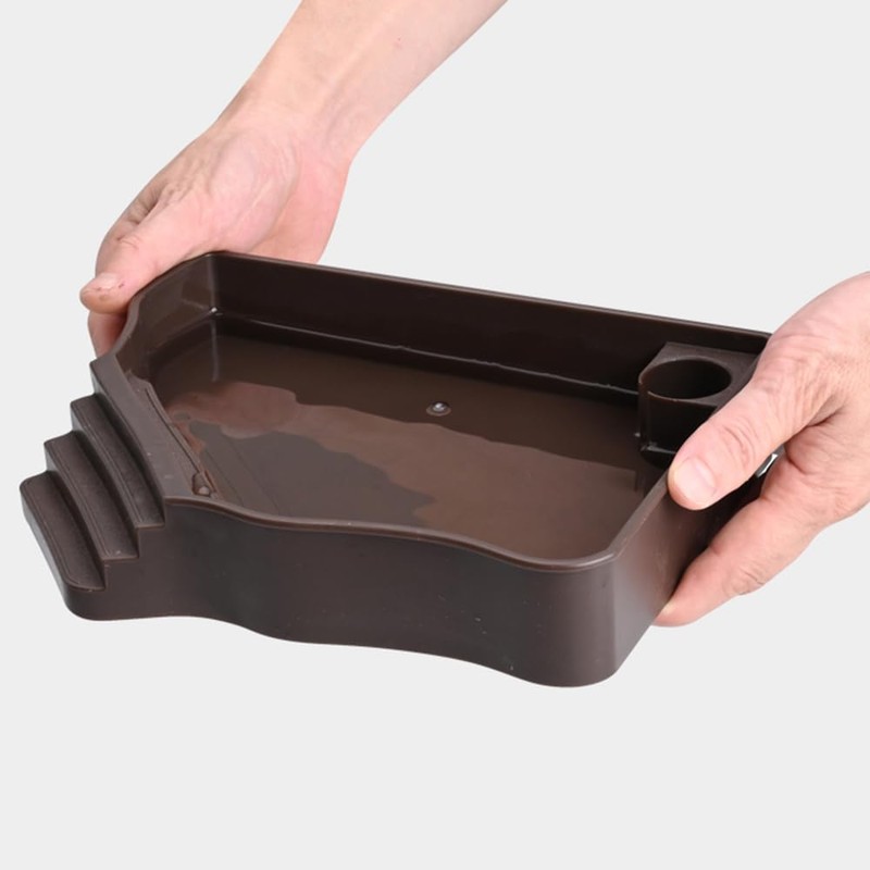 Flushbay Reptile Water Feeder Automatic Water Dispenser with Ramp Extra