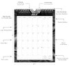 2025-2026 Wall Calendar Spiral-bound Twin-Wire Binding - 18 Months Planner