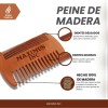 Peine De Barba Y Bigote Funda Para Barba Bigote Y