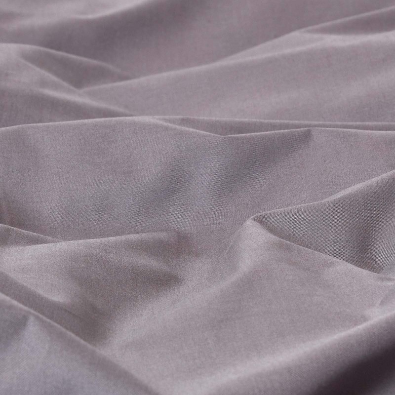 HOMESCAPES Dark Grey Pure Egyptian Cotton V-Shape Pillowcase 200 TC