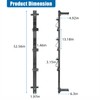 OUTPRIZE Trimmer Rack, 3 Place Heavy Duty Weedeater Rack for