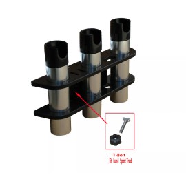 Brocraft Rod Holder for 90 Degress Lund Boat Sport Track/Lund Boat Rod Storage