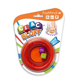 FoxMind Games: Clac Bluff, Version FR de Slam Bluff. Jeu de chiffres avec dés Pour le Voyage. 8 ans et Plus