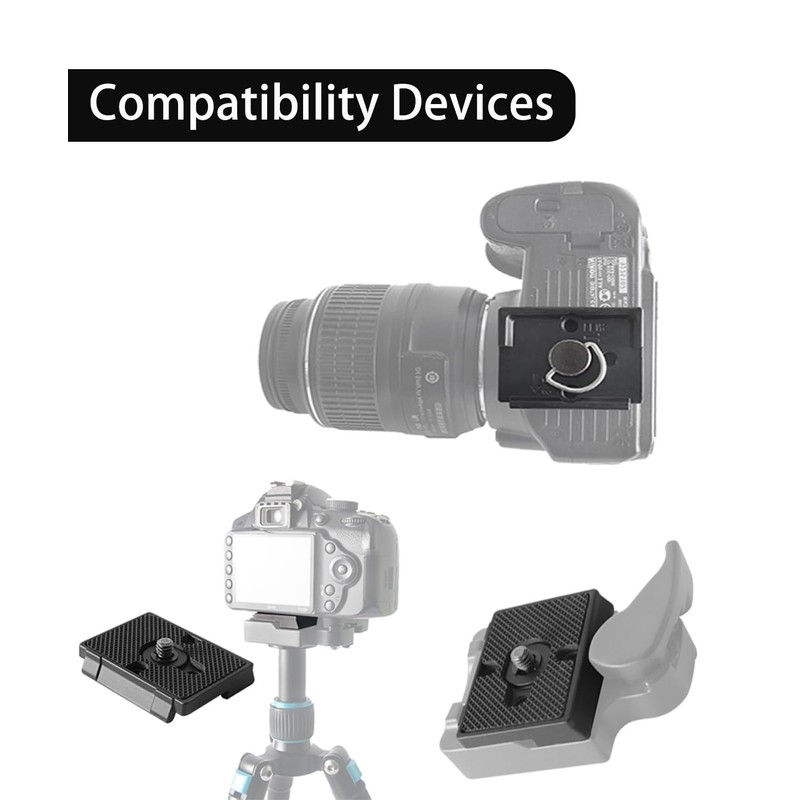 Quick Release Plate, Tripod Quick Release Plate Fit for Manfrotto