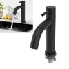 Bathroom Sink Faucet Stainless Steel Modern Single Handle Single Hole