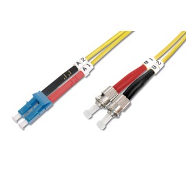 Digitus DK-2931 – 02 fiber optic cable – ST/bfoc, SC Fibre Optic Cable, Male/Male, Yellow