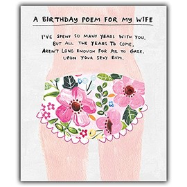 Wife Birthday Card, Funny Birthday Card For Wife, Birthday Card Wife, Wife, Paper Salad