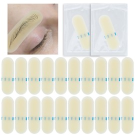 Guapa 10PCS Eyebrow protection waterproof tape Tattoo Real Operation Transfer Sticker Skin Brows Line Practice Permanent Tattoo (10PCS)