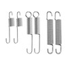 6 Pcs Silver Metal Motorcycle Side Kickstand Springs Universal Steel
