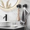BKV Suction Cup Hooks for Glass Window,Removable Shower Hooks for
