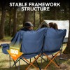 Padded Double Camping Chair High Back 2 Person Camping Chair