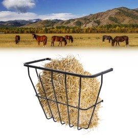jxgzyy Hay Feeder Wall Mount Goat Hay Rack Multiple Sided Horse Feeder Heavy Duty Metal Hay Rack Horse Feeding Supplies for Hay Storage and Dispensing