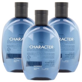 LG생활건강 캐릭터 옴므 리파이닝 로션 350ml 3개 LG Household & Health Care Character Homme Refining Lotion 350ml 3pcs