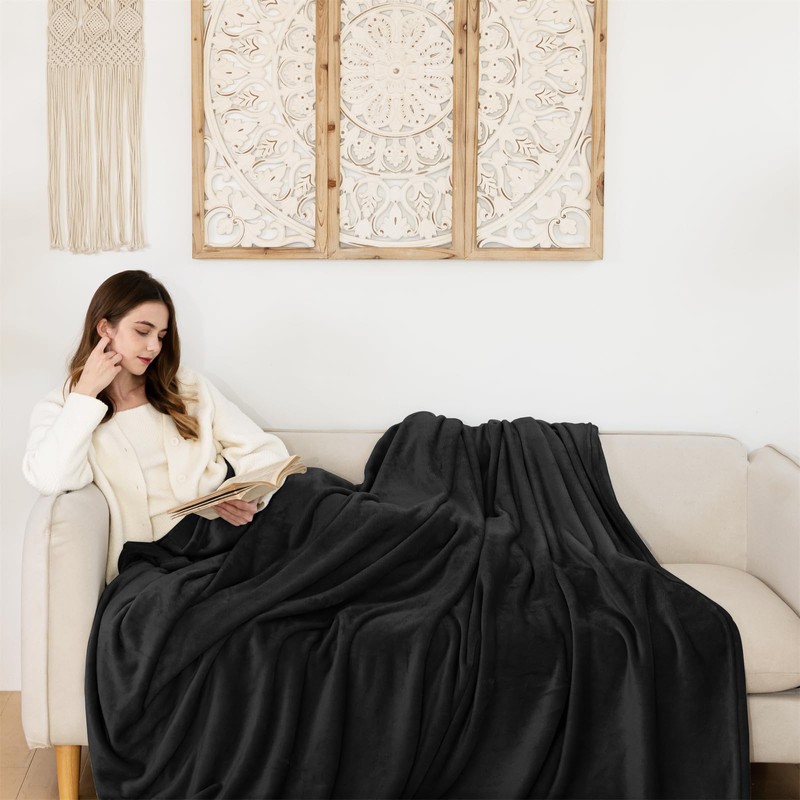 Good Nite Fleece Blanket Fluffy Throw Blankets 150x200cm Flannel Warm